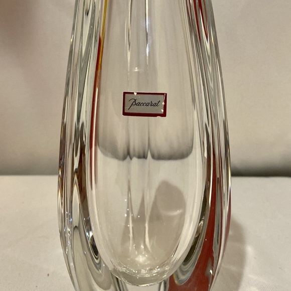 Vintage Baccarat Vase Lead Crystal Flower Decorative Vase - Picture 3 of 3